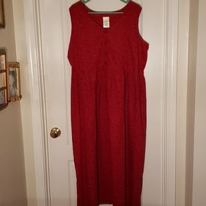 Bobbie Brooks red jumper dress